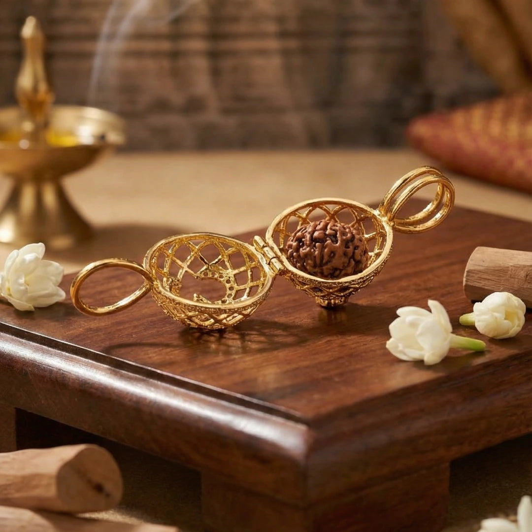 Rudraksha Mala with 9 Mukhi Rudraksha - view 2