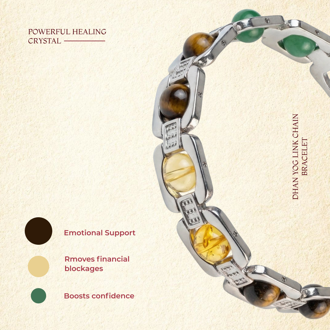 Dhan Yog Link Chain Bracelet