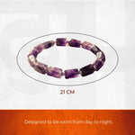 Amethyst Rectangular Stone Bracelet - view 9