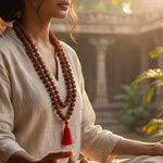 Sacred 108-Beads 7 Mukhi Rudraksha Mala - view 6