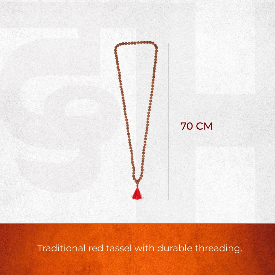 Sacred 108-Beads 7 Mukhi Rudraksha Mala - view 7