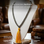 Raw Pyrite Mala - view 4
