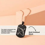 Oxidized Black Lord Rama Bow Pendant