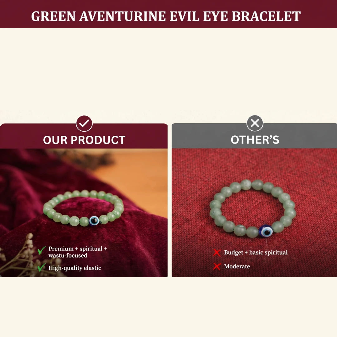 Green Aventurine Evil Eye Bracelet - view 7