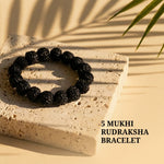 5 Mukhi Rudraksha Bracelet