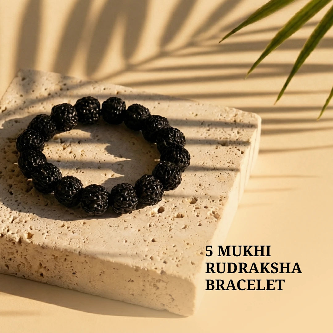 5 Mukhi Rudraksha Bracelet