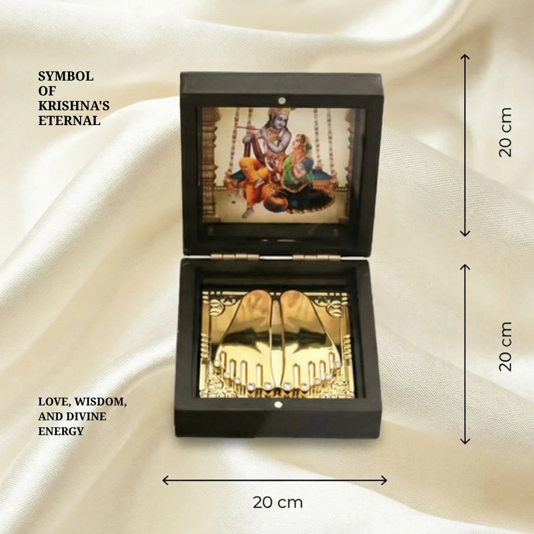 CHARAN PADUKA FOR LORD KRISHNA - view 3
