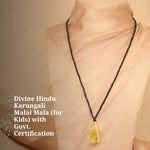 Divine Hindu Karungali Malai Mala (for Kids) with Govt. Certification