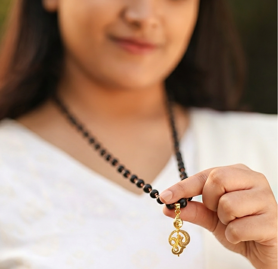 Karungali Malai (Copper wire) with Vel Pendant - view 36
