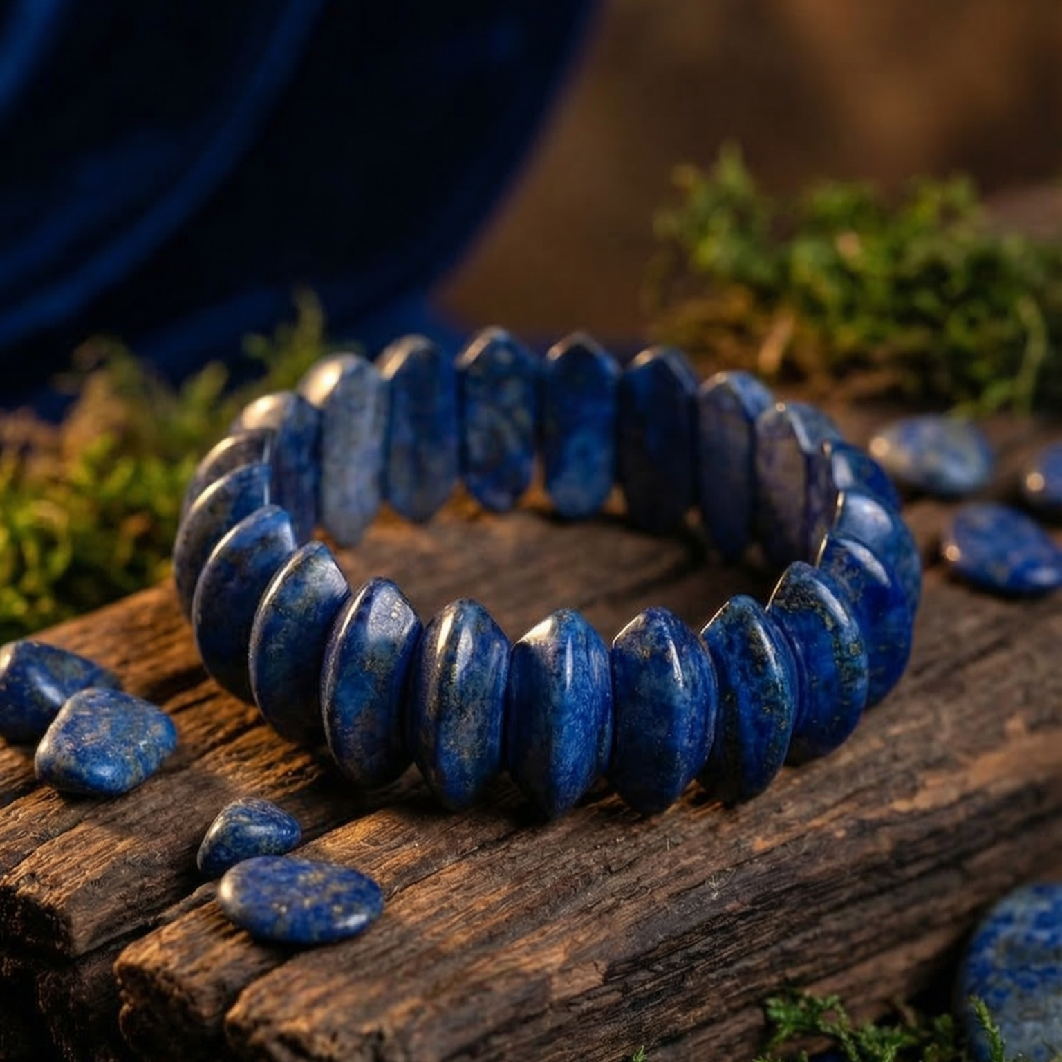 Lapis Lazuli Oval Cut Bracelet - view 5