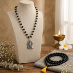 108 Beads Karungali Malai & Silver Murugan Pendant Combo (Certified)