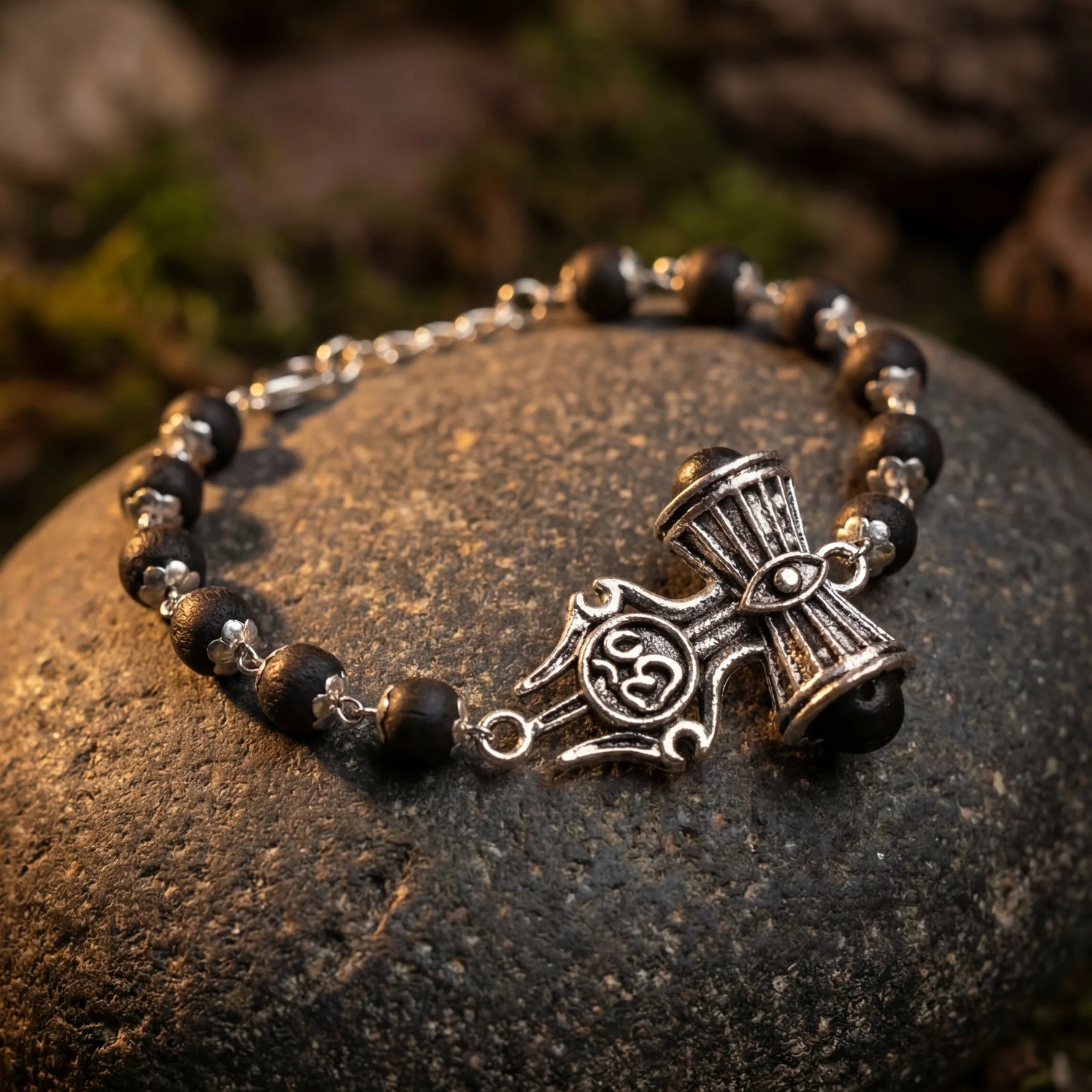 Karungali Trishul Damroo Bracelet - view 4