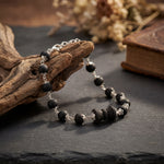 Silver Cap Karungali Bracelet with Karungali Damroo - view 4
