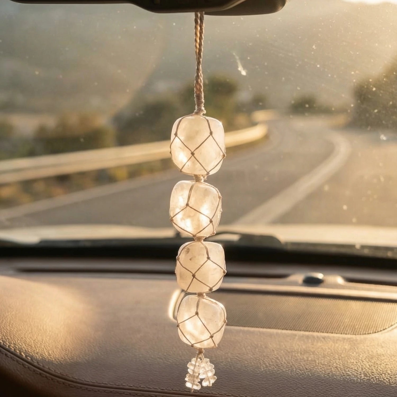 Clear Quartz Hanging Home, Office & Car - view 2