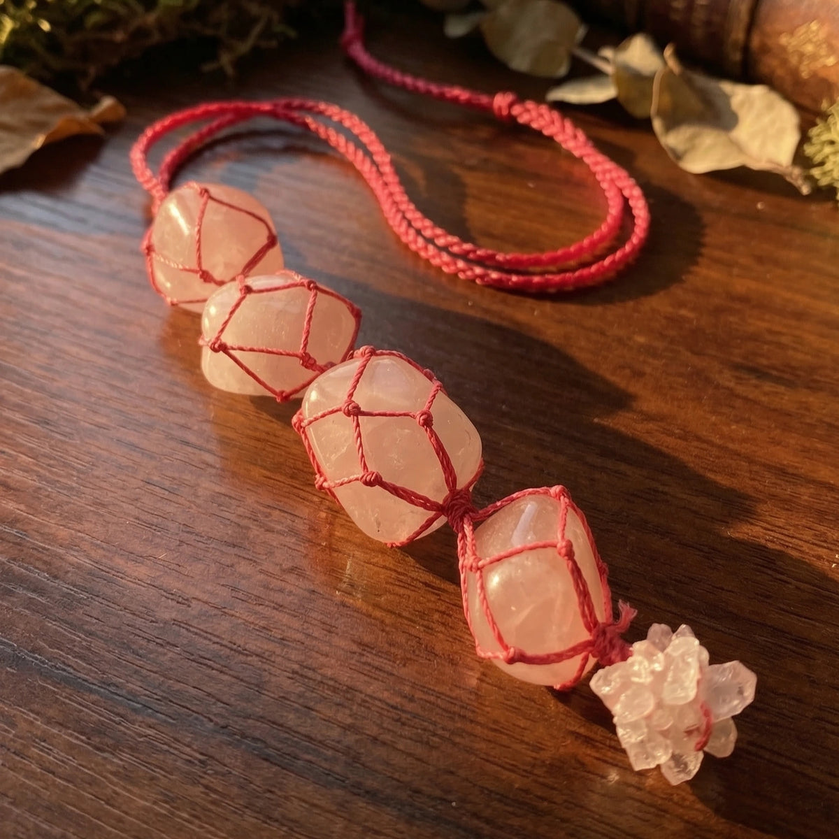 Rose Quartz Hanging for Home, Office & Car - view 3
