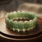 Green Aventurine Flat Beaded Bracelet - view 5