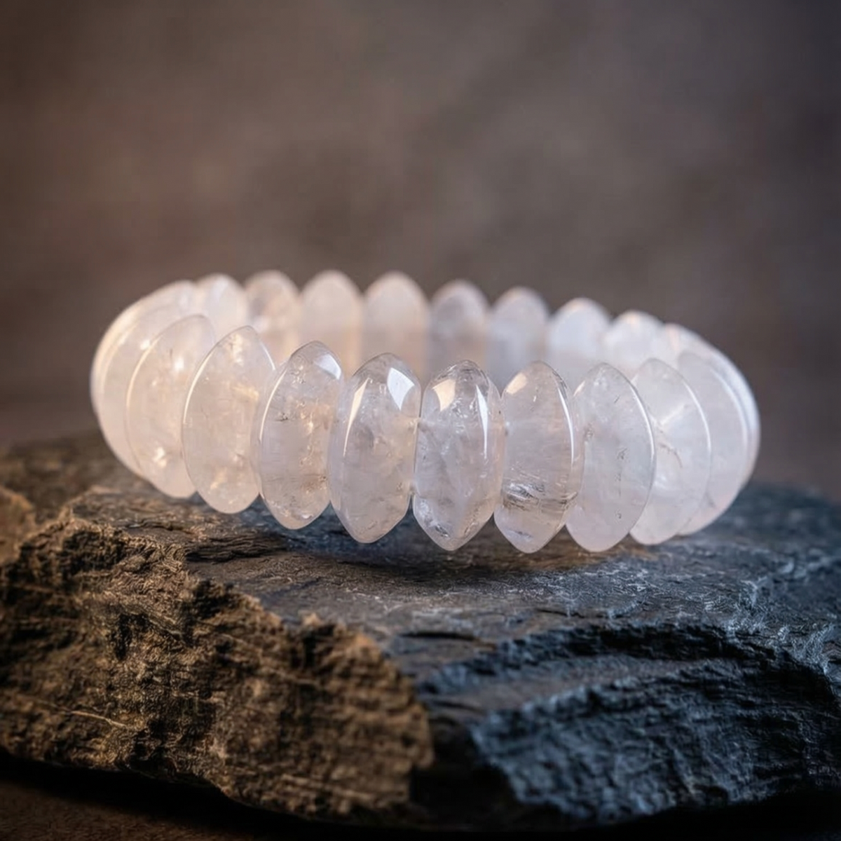Clear Quartz Oval Cut Bracelet - view 10