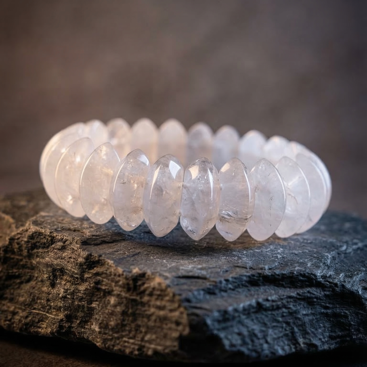 Clear Quartz Oval Cut Bracelet - view 10