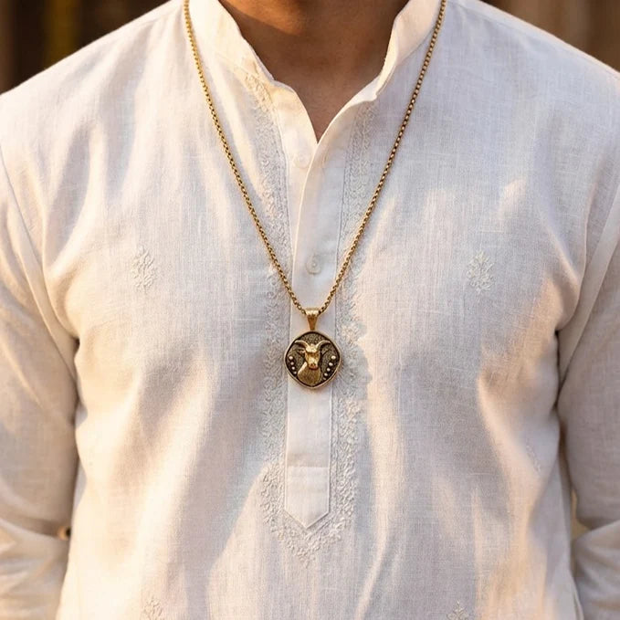 Capricorn (Makar) Rashi Pendant - view 13