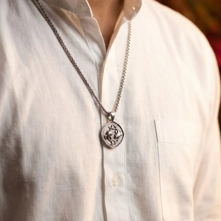 Pisces (Meen) Rashi Pendant - view 4