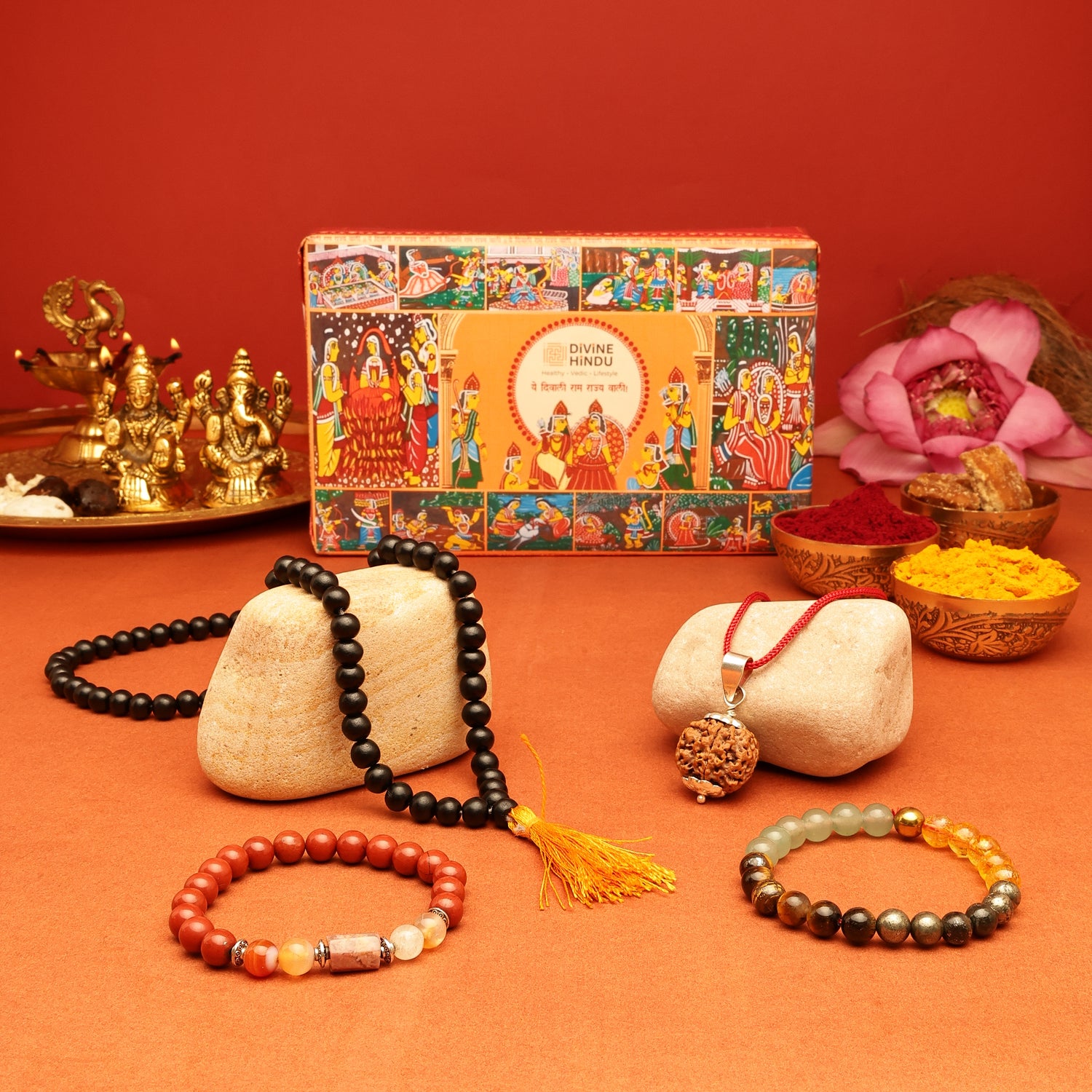 Aries (Mesh Rashi) Combo – For Health + Wealth + Evil Eye