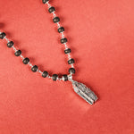 Lord Murugan Shakti Pendant with Silver Capped Karungali - view 12