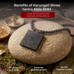 Karungali Shree Yantra Mala 6MM | Prosperity & Abundance - view 4