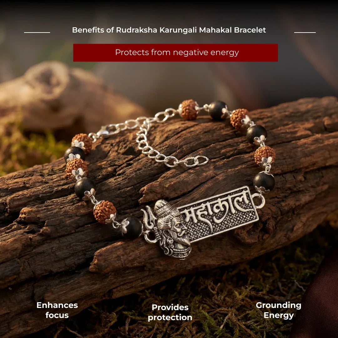 Rudraksha Karungali Mahakal Bracelet - view 9