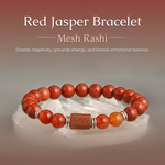 Red Jasper Bracelet (Mesh Rashi) Aries