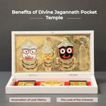 Divine Jagannath Pocket Temple - Gold Plated - view 3
