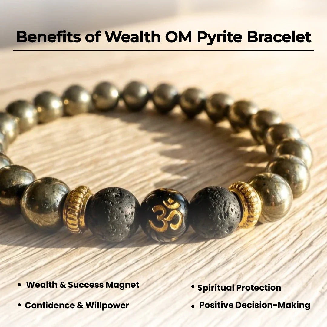 Wealth OM Pyrite Bracelet - view 9