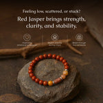 Red Jasper Bracelet (Mesh Rashi) Aries - view 2