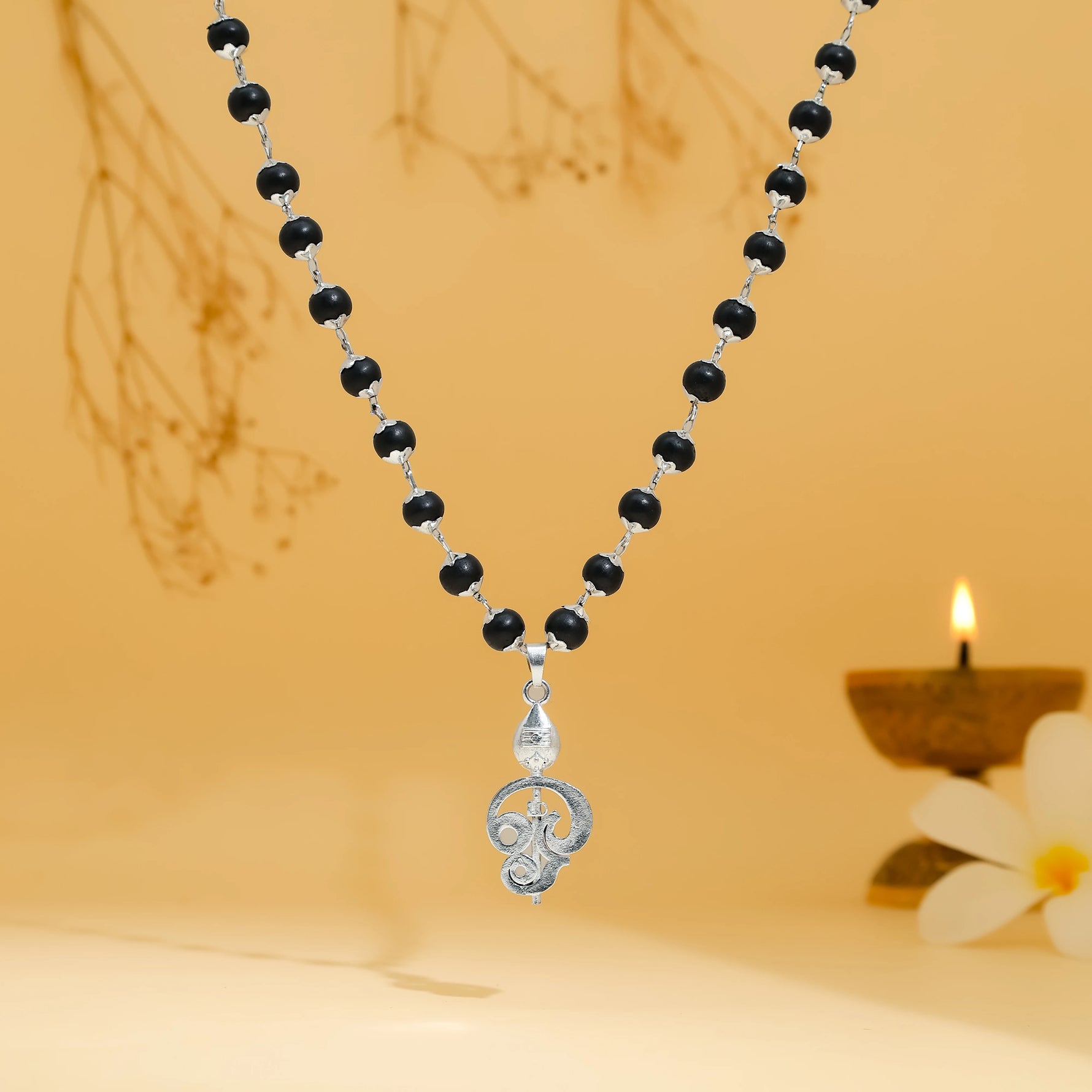 Lord Murugan Vel Pendant with FREE Karungali Bracelet
