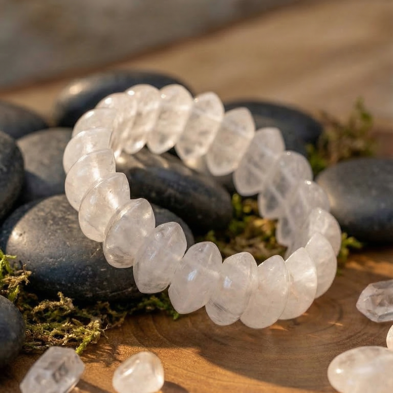Clear Quartz Oval Cut Bracelet - view 9