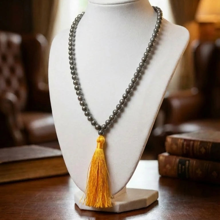 Raw Pyrite Mala
