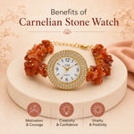 Natural Carnelian Stone Chips Watch - view 3