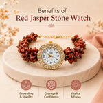 Natural Red Jasper Stone Chips Watch - view 3
