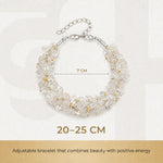 Natural Sphatik Clear Quartz Chips Bracelet - view 2