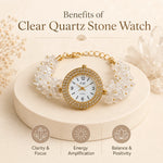 Natural Sphatik Clear Quartz Stone Chips Watch - view 3
