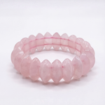 Rose Quartz Oval Cut Bracelet - view 4