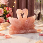 Rose Quartz Swan