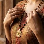 Rudraksha Karungali Malai with Shiv Pendant