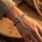Rudraksha Silver Cap Mahadev Bracelet - view 5