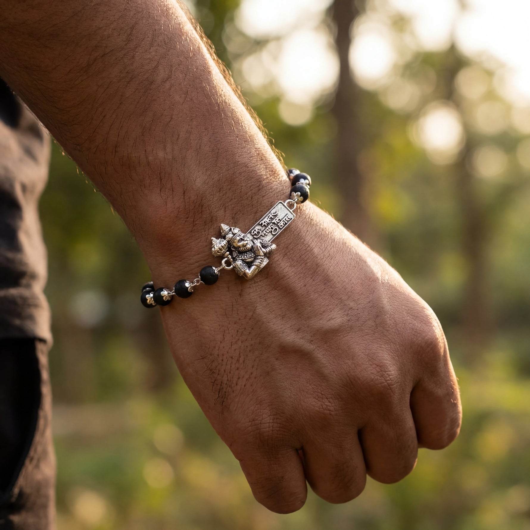 Karungali Hanuman Rakshak Bracelet - view 3