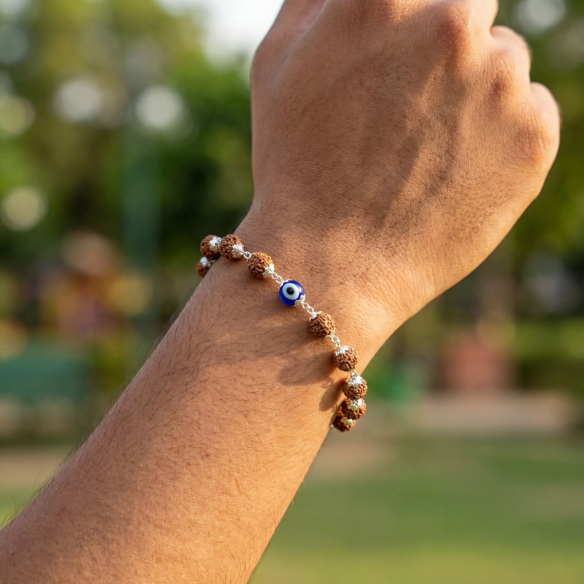 Evil Eye Rudraksha Bracelet - view 7