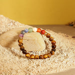 Tiger Eye Chakra Bracelet Creative