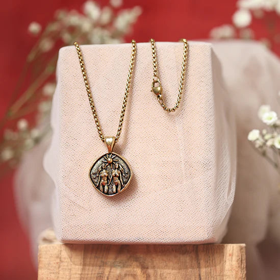 Gemini (Mithun) Rashi Pendant - view 6