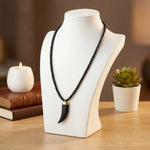 Karungali Dant Mala 4MM | Ebony Wood & Sacred Tooth Bead - view 3