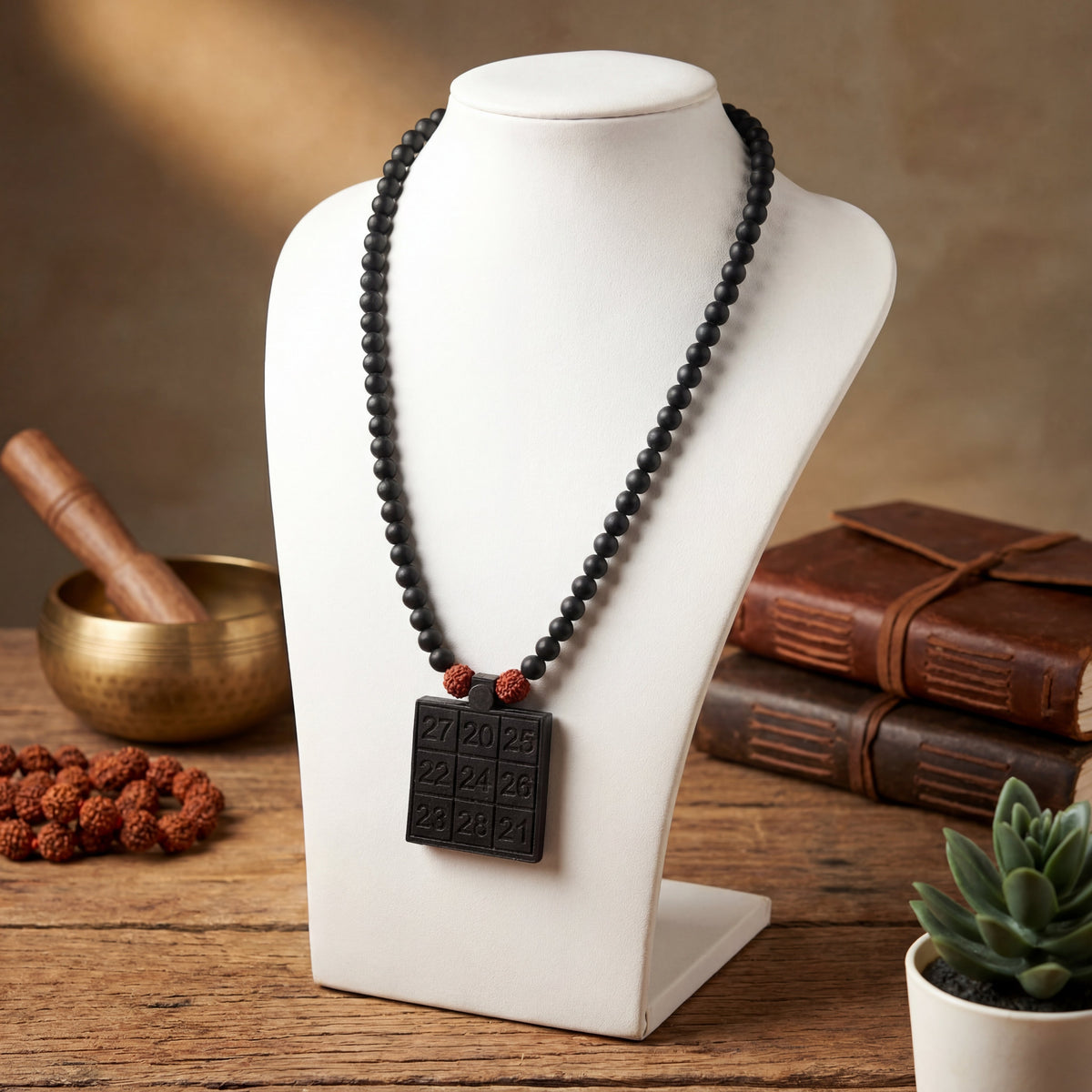 Karungali Shankha Yantra Mala 6MM | Divine Vibrations - view 3