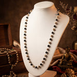 Tulsi Karungali Mala Silver Cap 54 beads - view 6